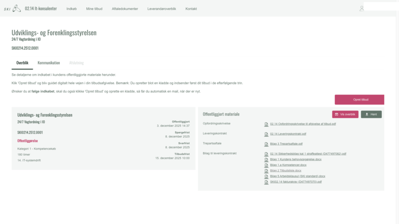 AI viewing tender documents